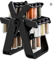 𝙃𝙤𝙢𝙞𝙫𝙚𝙭™ 18 Jar Rotating Spice Jar – طقم بهارات دوار 18 برطمان