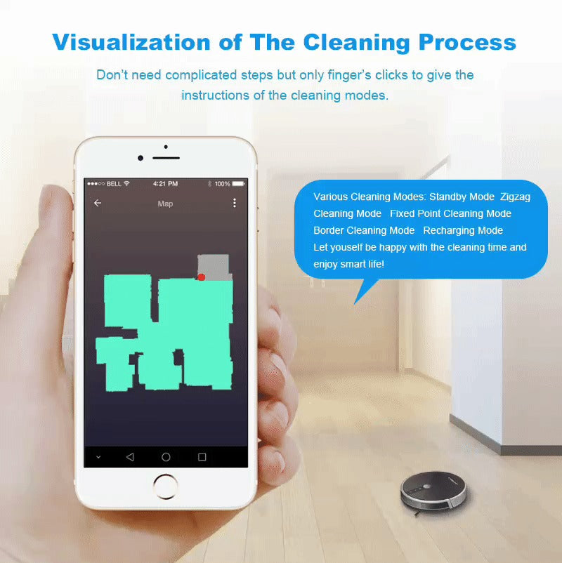 𝙃𝙤𝙢𝙞𝙫𝙚𝙭™Smart Robotic Vacuum Cleaner