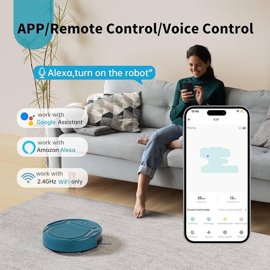 𝙃𝙤𝙢𝙞𝙫𝙚𝙭™Smart Robotic Vacuum Cleaner