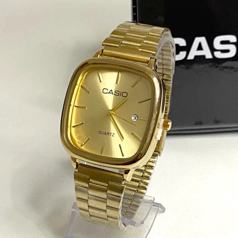 𝙃𝙤𝙢𝙞𝙫𝙚𝙭™Casio Watch Gold + Gold – كاسيو ووتش ذهبي + ذهبي