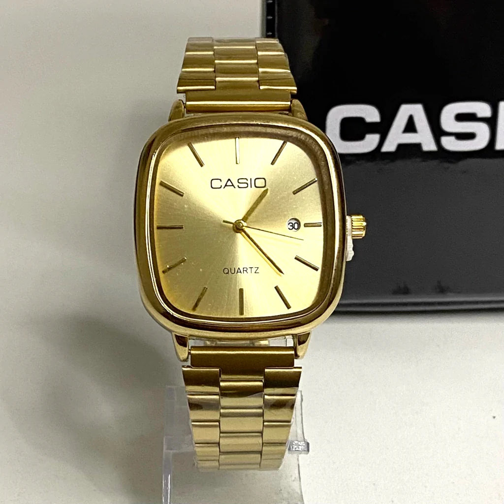 𝙃𝙤𝙢𝙞𝙫𝙚𝙭™Casio Watch Gold + Gold – كاسيو ووتش ذهبي + ذهبي