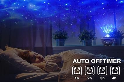 𝙃𝙤𝙢𝙞𝙫𝙚𝙭™ Galaxy Ocean Light Projector – بروجكتر ضوء المجرة والمحيط