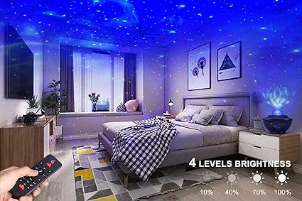 𝙃𝙤𝙢𝙞𝙫𝙚𝙭™ Galaxy Ocean Light Projector – بروجكتر ضوء المجرة والمحيط