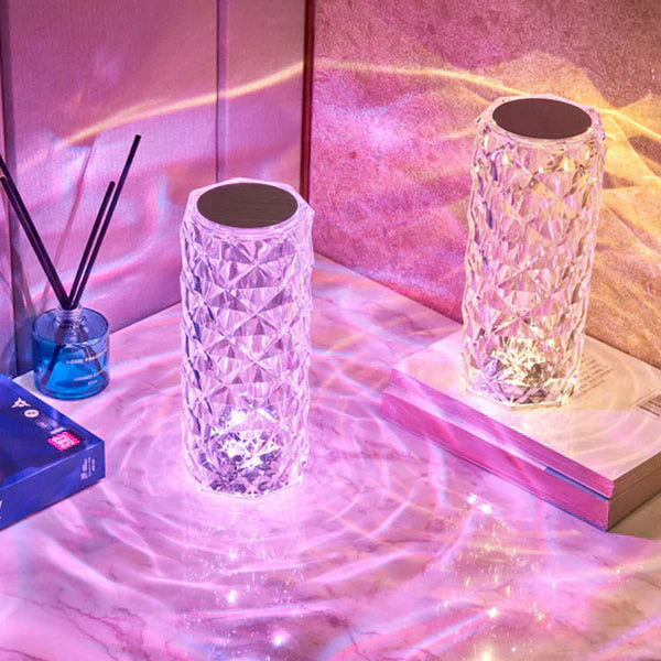 𝙃𝙤𝙢𝙞𝙫𝙚𝙭™LED Crystal Table Lamp – مصباح طاولة كريستال