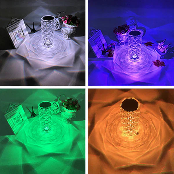 𝙃𝙤𝙢𝙞𝙫𝙚𝙭™LED Crystal Table Lamp – مصباح طاولة كريستال