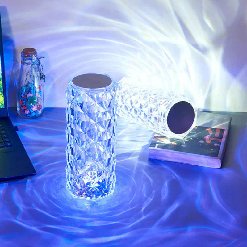 𝙃𝙤𝙢𝙞𝙫𝙚𝙭™LED Crystal Table Lamp – مصباح طاولة كريستال